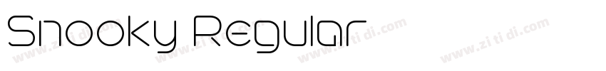Snooky Regular字体转换 Snooky Regular字体转换